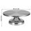 304 Stainless Steel Revolving Cake Base Stand 14
