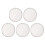 5Pcs 80 Mesh Reusable Stainless Steel Filter Mesh 5