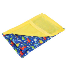 Reptilien-Schlafsack, weich und warm, Bearded Dragon Bett mit Kissen für Bartagamen und Leopardgecko (Dinosaurier-Gelber Quilt)