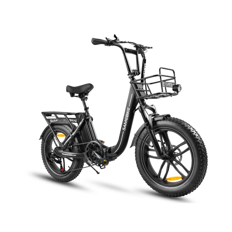 Step-Thru Folding E-Bike 36V13Ah 45-90 km Range 20" Fat Tire with Rack-image-OPC-PJNZJX5-NEW