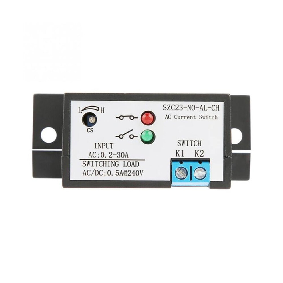 Current Sensing Switch Adjustable Ac 0.2-30A Szc23-No-Al-Ch Normally Open Circuit Switch For Home Automation 6482260708478
