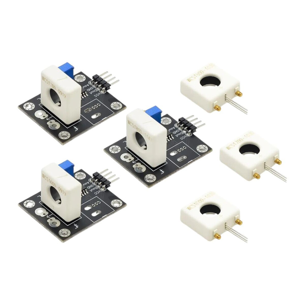 Wcs1600 Wcs1700 Wcs1800 Hall Current Sensor Module 3-5V Adjustable Dc 100A 70A 35A Over-Current Protection 6947110217826