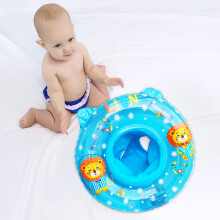 Baby-Schwimmring mit aufblasbarem Sitz, Schwimmring für Babys mit Griffen, Schwimmbadprodukte für Babys