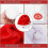 2 Pcs Singing and Dancing Christmas Hat Electric Swing Moving Santa Hat 11