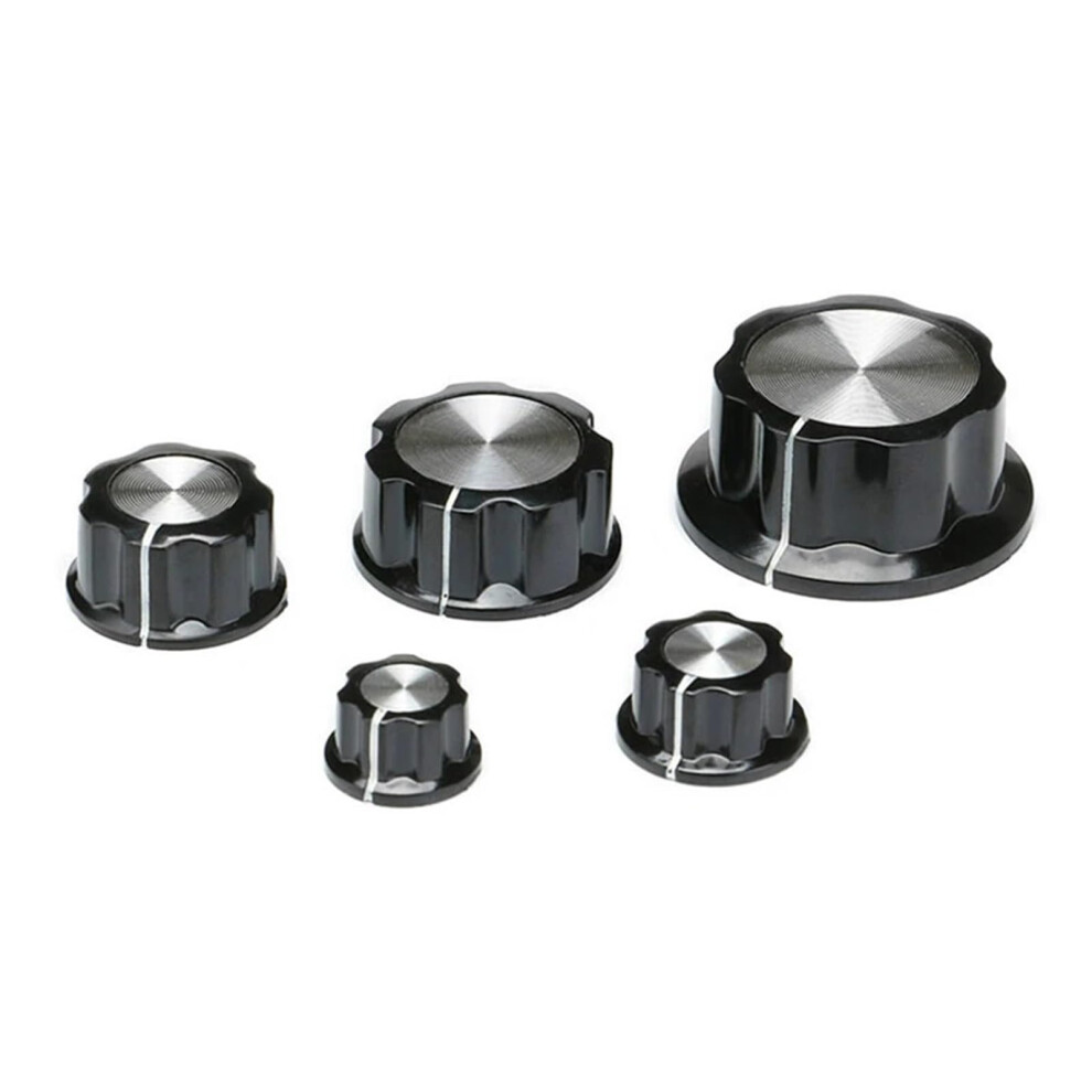 Potentiometer Knob Cap 5Pcs Lot Mf-A01 Mf-A02 Mf-A03 Mf-A04 Mf-A05 Rotary Switch Knobs Small Button Cap Black 6276012520810