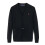 (Black, M) Small Pony Men's Knitwear, Knit Cotton Sweater Pullover 1