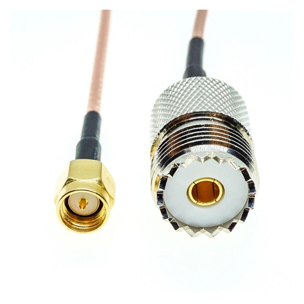 Sma Male To So239 Uhf Female Coax Rg316 Jumper Pigtail Cable 2M Low Loss Antenna Connector 6493810711619