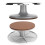 9in Cake Turntable Aluminum Alloy Rotating Cake 4