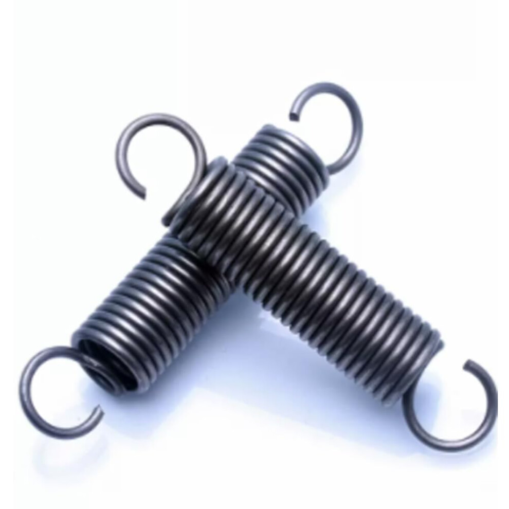 5 Pieces 1Mm X 12Mm X 40Mm Spring Steel Extension Springs For Fasteners, Locking Devices, And Mechanical Applications 6276012521121