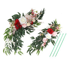 Flores para arco de boda 50x20cm/25x10cm, 400 g, blanco