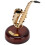 Mini boîte à musique modèle saxophone, 9,3  19 cm, ABS 1