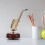 Mini boîte à musique modèle saxophone, 9,3  19 cm, ABS 12
