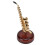 Mini boîte à musique modèle saxophone, 9,3  19 cm, ABS 15