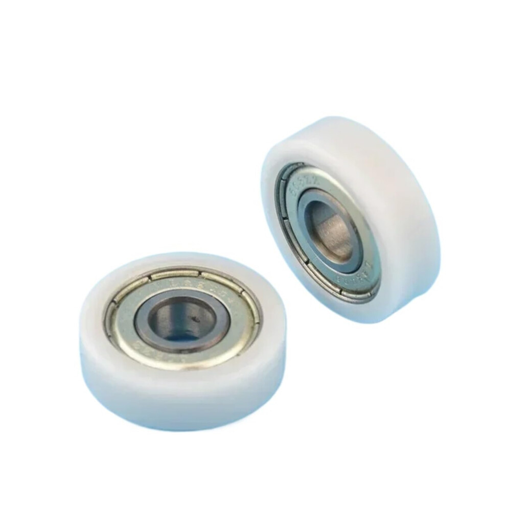 Rubber Covered Small Wheel 8X26x8mm With 608Zz Bearing, Pom Plastic Pulley For Flat Roller Applications 6947110219226