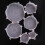 6Pcs/Set Silicone Reusable Stretchable Food Fruit 9