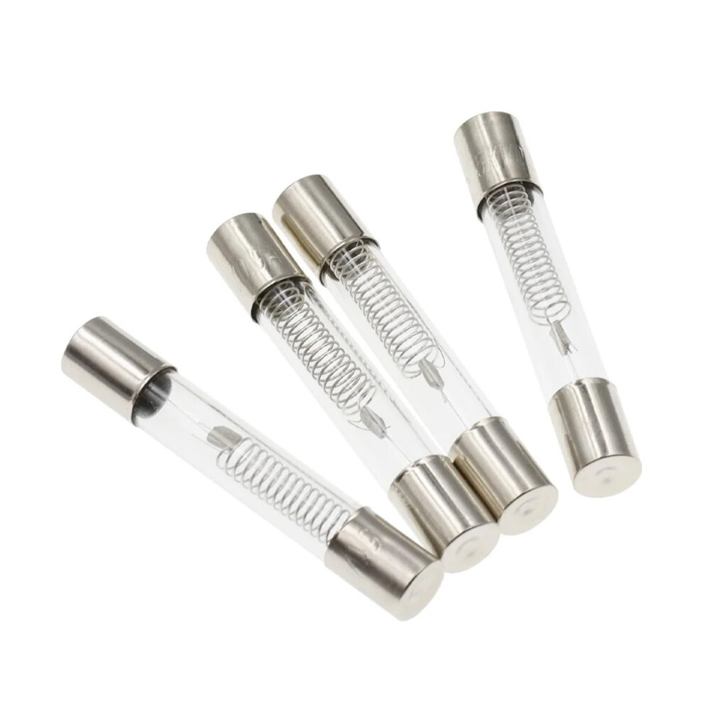5Pcs 5Kv 0.6A 0.65A 0.7A 0.75A 0.8A 0.85A 0.9A 1A 6X40mm Glass Tube Fuse Set For Electrical Applications 6947110219295