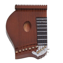 Modello Mini Guzheng – Strumento tradizionale cinese in legno per decorazione da parete