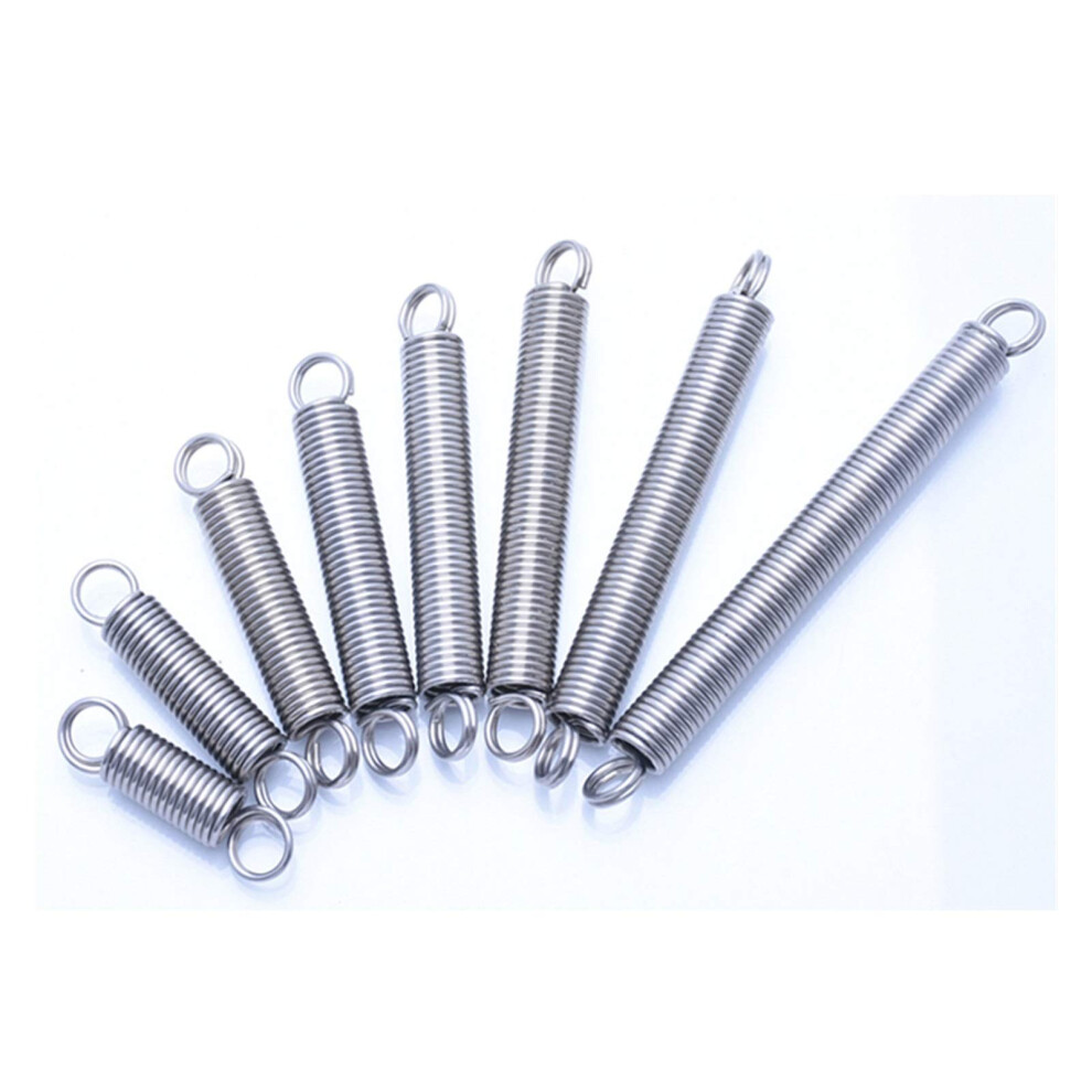 Home Maintenance Tension Spring 0.8Mm Wire Diameter 6Mm Outer Diameter 150Mm Length Coil Spring With Loop Hook 6482260710471