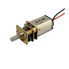 GA12-N20 12mm Full Metal Gearbox DC Motor 3V 5V 6V 36RPM Slow Speed D Shaft for DIY Robots and Smart Cars