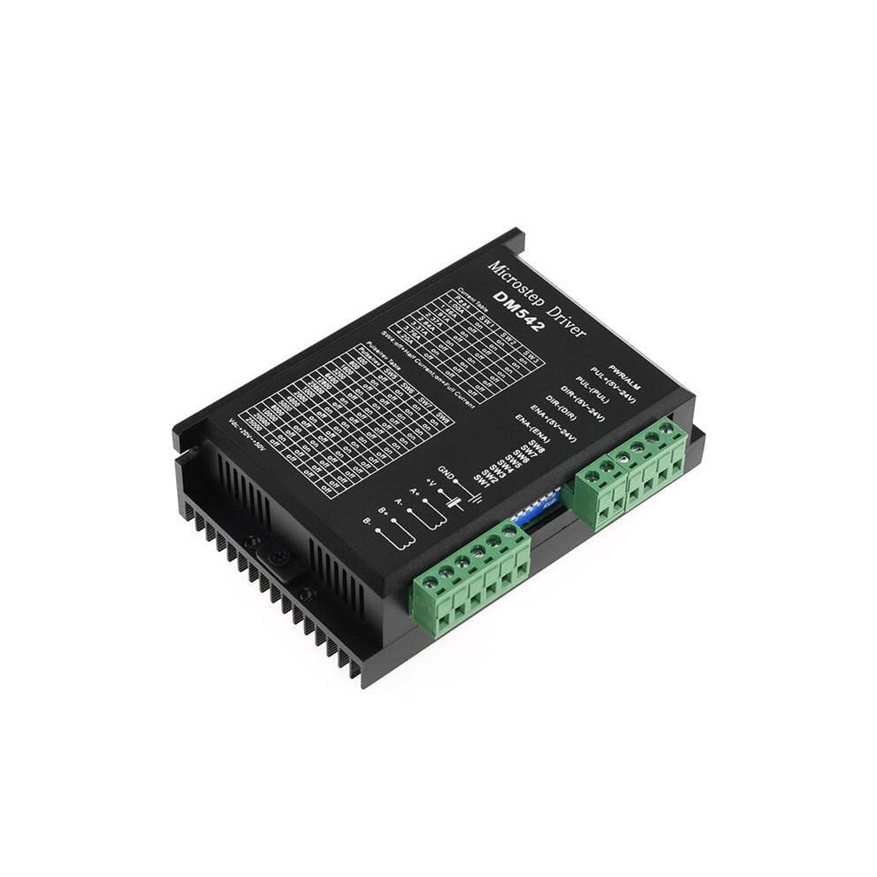 Dsp Digital Cnc Stepper Motor Driver Dm542 For Nema 17/23 Motors, 1.0-4.2A, 18-50Vdc, Microstep Control 6482260710938