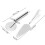 2pcs Kitchen Stainless Steel Pizza Knife Spatula 8