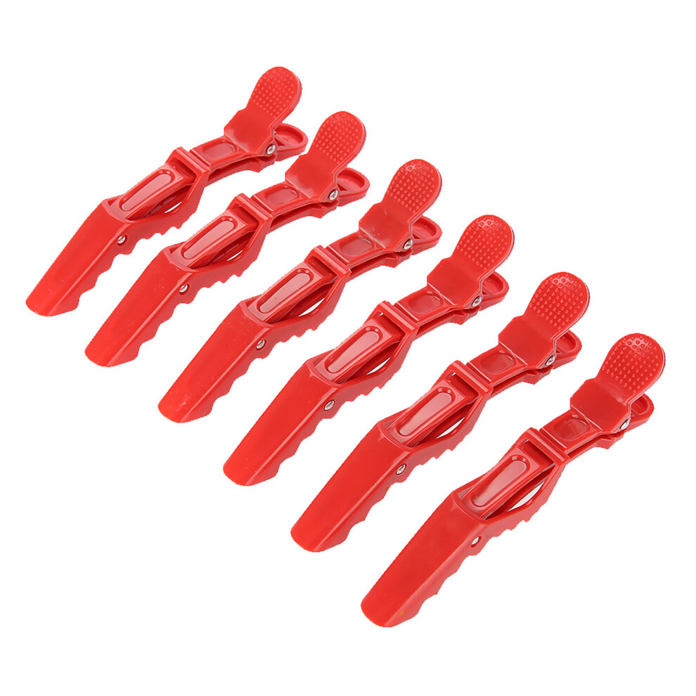 6Pcs Crocodile Hair Clip Anti slip Single Prong