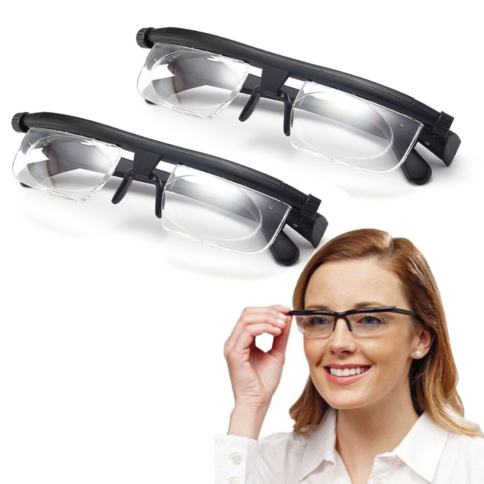 Adjustable Focus Glasses for Near and Far Sight - Unisex, Lightweight, Versatile Optical Solution