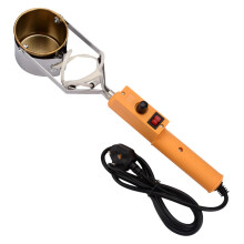 300W Handheld Lead Melting Solder Pot with Temperature Range 150-450 for Electricians and Home Use