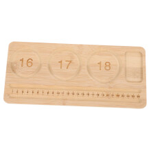 Wood Bead Board DIY Bracelet Design Tray with Measurement Scale for Jewelry Making, Versatile Beading Mat for Bracelets and Necklaces