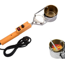 Lead Melting Pot 280W Soldering Furnace with Handle, 200-450 Temperature Range for Casting Mold and Pendant