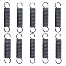 Steel Tension Spring 10PCS 4mm Outer Diameter 0.5mm Wire Diameter 15-60mm Length Small Extension Spring Size 30mm