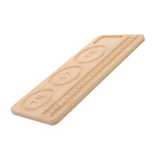 Wooden Bead Plate Jewelry Making Kit with Beading Board Tray for Women and Girls, Crafting Organizer for Beads and Accessories