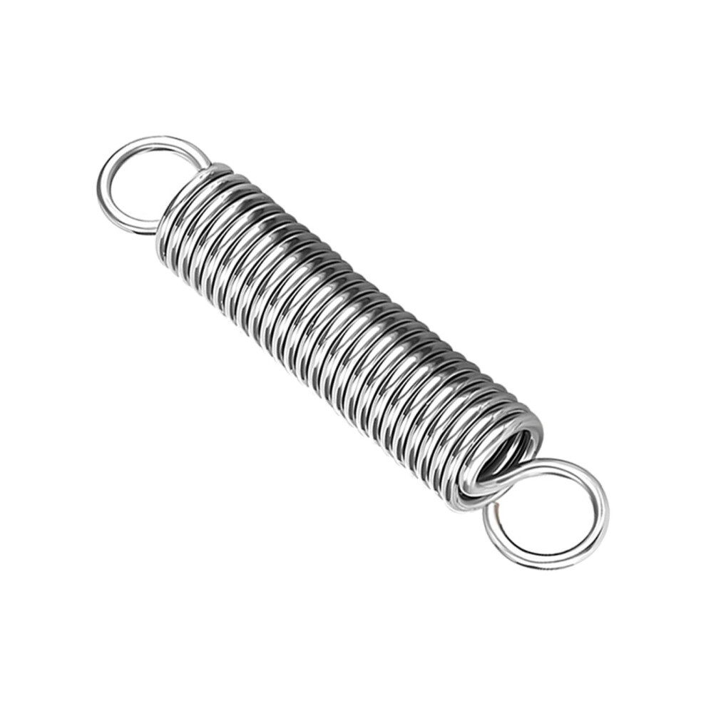 Extension Spring Stainless Steel Dual Hook Tension Spring 30Cm Length 2Mm Wire Diameter 14Mm Outer Diameter 6493810712623