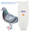 Lector RFID de microchips, lectura a 13 cm, 300 mAh, ABS, USB 12