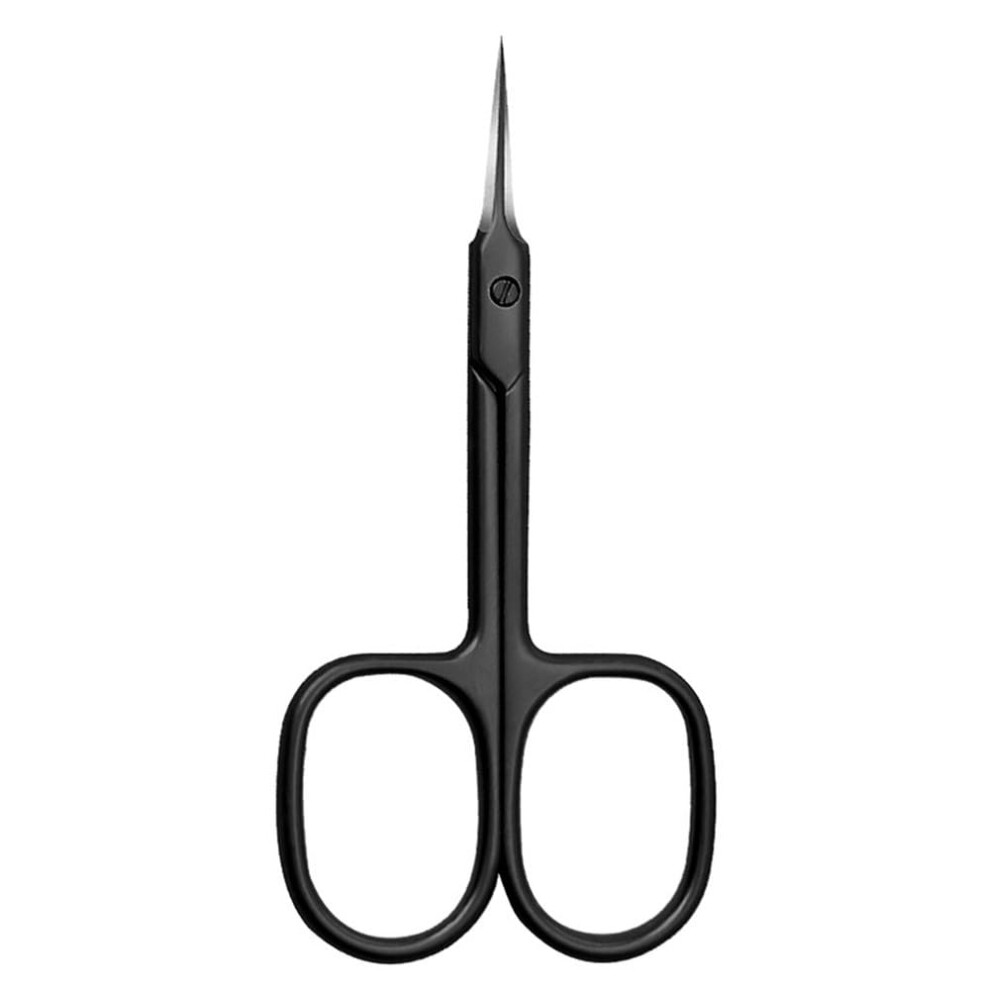 Black Cuticle Scissors Extra Fine Cuticle Trimmer For Manicure And Pedicure With Curve Blade And Precise Pointed Tip