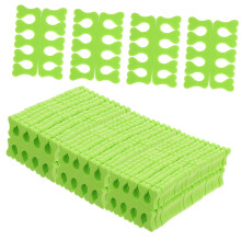 Cute Heart Shape Toe Separators 100 Pairs Disposable Foam Toe Spacers for Nail Care and Pedicure