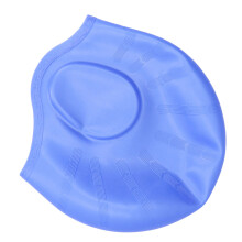 Gorro de silicona azul para natación, protección para los oídos, 3.0oz
