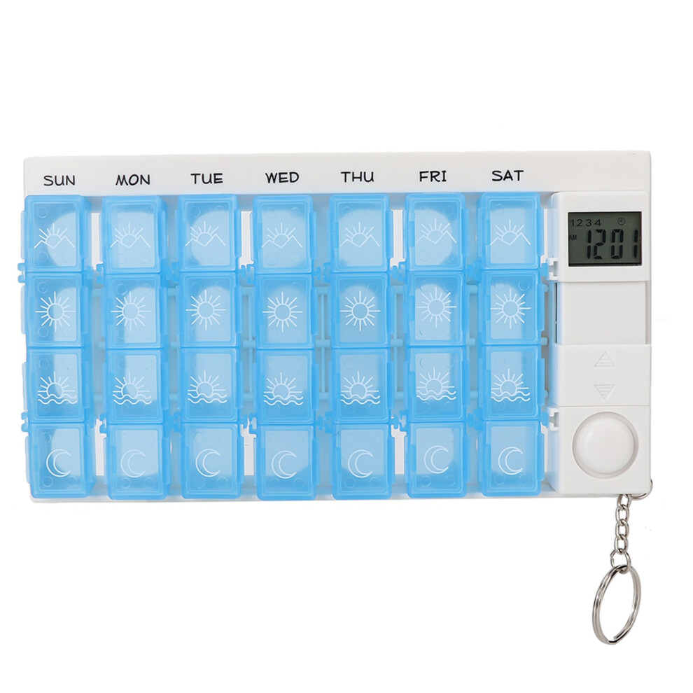 28 Grids Weekly Portable Medicine Tablet Pills