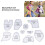 Memory Bear Sewing Patterns Template Set - 10 Pcs Acrylic Ruler Templates for Quilting, Beginner-Friendly Bear Patterns 2