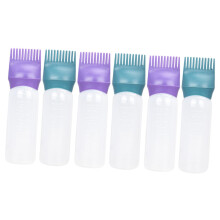Root Bottle Applicator for Hair Dye, 6PCS Comb Applicator with Graduated Scale, Easy to Use, Precision Hair Coloring Tools