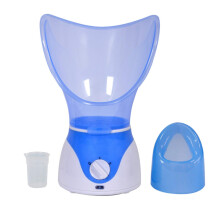 Facial Steamer Hot Mist Home Sauna Face Humidifier for Skincare Deep Hydration Blue Color Compact Design