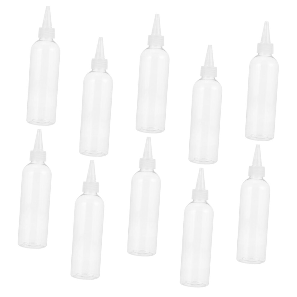 Diy Hair Coloring at Home 10pcs 200ml Refillable Plastic Squeeze Bottles for Hair Dye Application