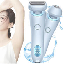 Razor Pro 3.0 for Women, 2 in 1 Electric Shaver, IPX7 Waterproof Wet & Dry, Blue Color