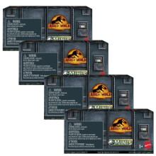 Jurassic World Minis Figures - SURPRISE DINOS BLIND BOX - 4 PACKS