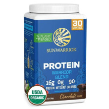 Sun Warrior Protien Warrior Blend Chocolate Complete Amino Acid Profile 750G
