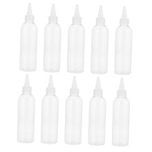 Leak Proof Plastic Squeeze Bottles 200ml 10 Pack for Hair Dye and Cosmetic Applications, Durable and Easy to Use