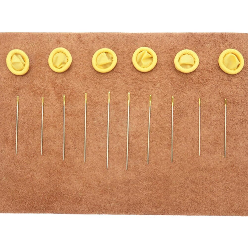 DIY Leather Crafting Kit - Complete Handmade Sewing Tools Set for Leatherwork Projects, Including Needles, Thread, and Accessories 1