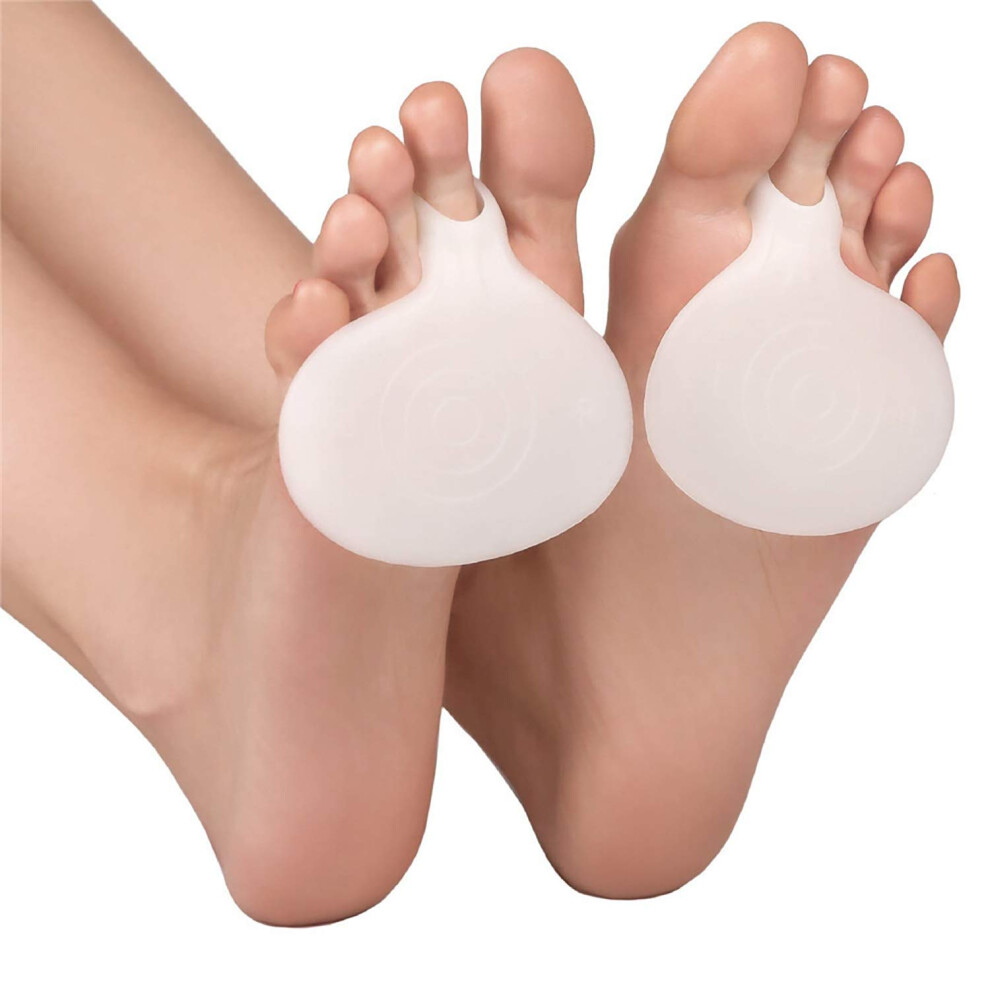 Metatarsal Pads 4 Pcs Soft Gel Ball of Foot Cushions for Pain Relief and Comfort in Shoes