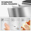 Homcom HOMCOM Kitchen Bin with Fast Motion Sensor, 40L Stainless Steel Sensor Bin 6