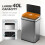Homcom HOMCOM Kitchen Bin with Fast Motion Sensor, 40L Stainless Steel Sensor Bin 5
